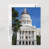 CA staatskapitolgebouw - Sacramento Briefkaart (Voorkant / Achterkant)