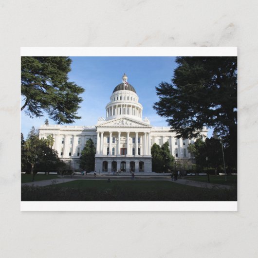 CA State Capitol Briefkaart (Voorkant)