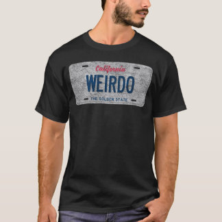 CA State Vanity Licentie Bord WEIRDO T-shirt