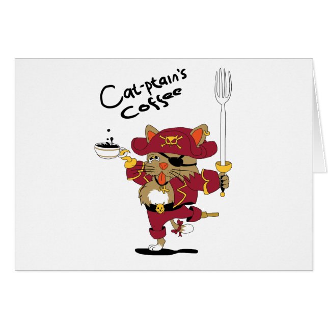 Ca(t)koffie van de gordijn (Voorkant Horizontaal)
