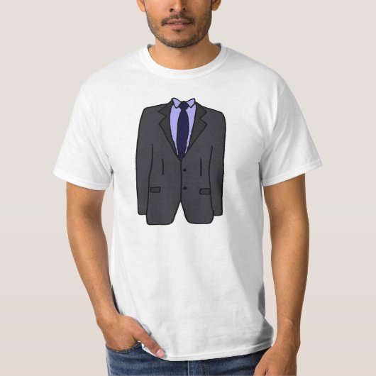 CA- T-shirt met Stropdas en munt (Voorkant)
