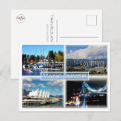 CA Vancouver - Stanley Park - Yaletown - Briefkaart (Voorkant / Achterkant)