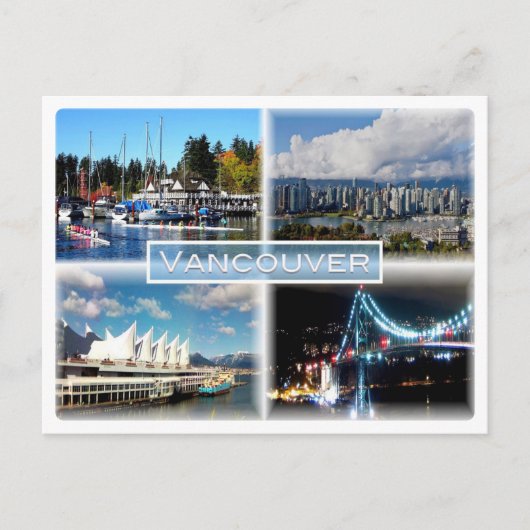 CA Vancouver - Stanley Park - Yaletown - Briefkaart (Voorkant)