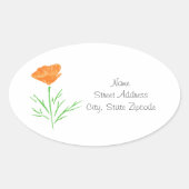 CA Waterverf Poppy Labels (Voorkant)