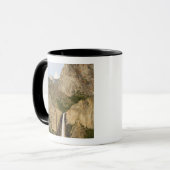 CA, Yosemite NP, Bruids sluier waterval Mok (Voorkant links)