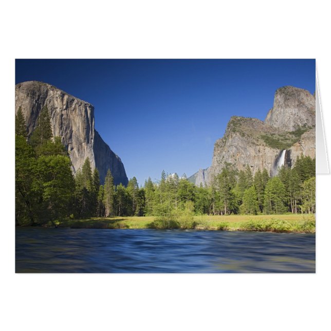 CA, Yosemite NP, Vallei uitzicht met El Capitan, (Voorkant Horizontaal)