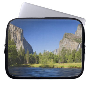 CA, Yosemite NP, Vallei uitzicht met El Capitan, Laptop Sleeve
