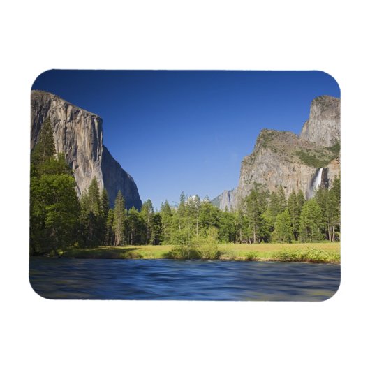 CA, Yosemite NP, Vallei uitzicht met El Capitan, Magneet (Horizontaal)