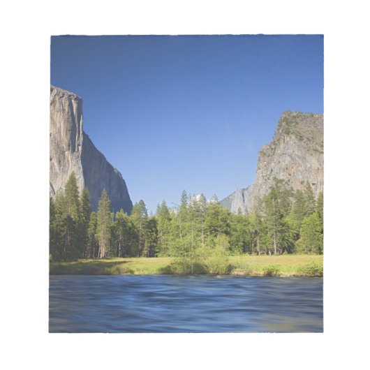 CA, Yosemite NP, Vallei uitzicht met El Capitan, Notitieblok (Voorkant)