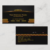 CAB Company Taxi Driver Visitekaartje (Voorkant / Achterkant)