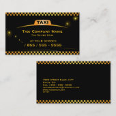 CAB Company Taxi Driver Visitekaartje (Voorkant / Achterkant)