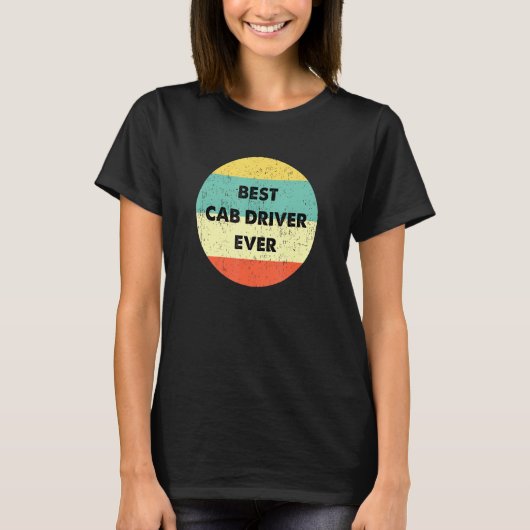 CAB-driver Beste CAB-driver ooit T-shirt (Voorkant)