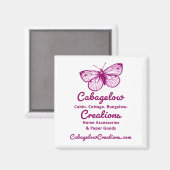 Cabagelow Creations Promotioneel Magneet (Voorkant / Achterkant)