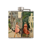 Cabalgando avestruces en A Regaleira (Portugal) Heupfles (Achterkant)