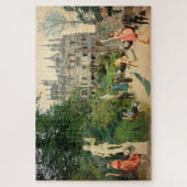 Cabalgando avestruces en A Regaleira (Portugal) Legpuzzel (Verticaal)