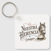 Cabalgata Puerto Rico Nuestra Herencia Sleutelhanger (Voorkant)