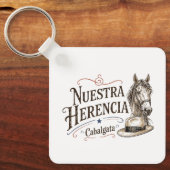 Cabalgata Puerto Rico Nuestra Herencia Sleutelhanger (Voorkant)