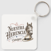Cabalgata Puerto Rico Nuestra Herencia Sleutelhanger (Achterkant)