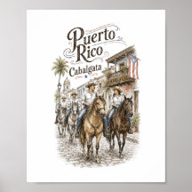 Cabalgata Puerto Rico Paardrijden 8x10