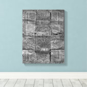 Cabalistisch amulet canvas afdruk (Insitu (Houten vloer))