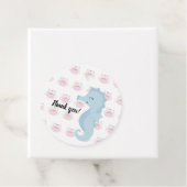 Caballito de mar bedankjes labels (In situ)