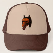 Caballo Cabeza de Calabaza Trucker Pet (Voorkant)