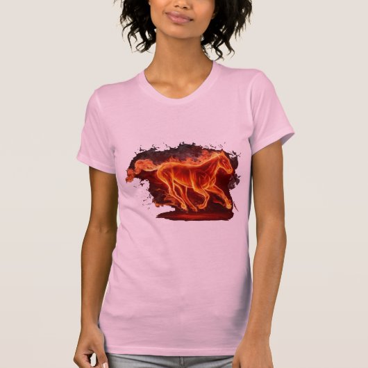 Caballo de fuego. t-shirt (Voorkant)