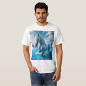 Caballo en aguas cristalinas t-shirt (Voorkant volledig)