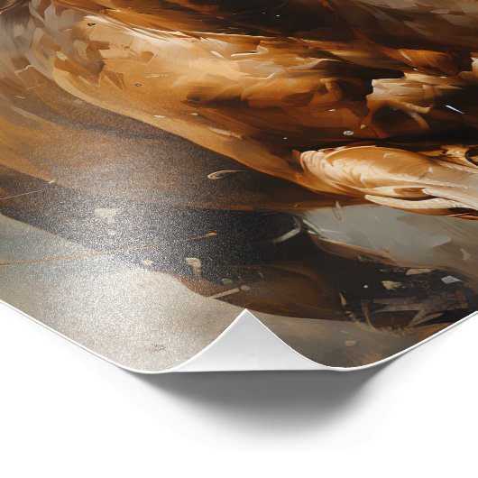 Caballo libre foto afdruk (Hoek)