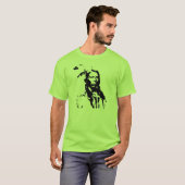 Caballo Loco (negro) T-shirt (Voorkant volledig)