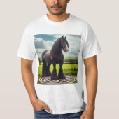 Caballo sobre el nudo celta t-shirt (Voorkant)