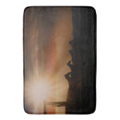 Caballo Sunset Bath Mat Western Horse (Voorkant Verticaal)