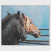 Caballos/Cabalos/Horses Cadeaupapier (Vlak)