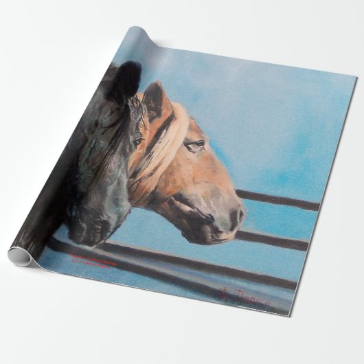 Caballos/Cabalos/Horses Cadeaupapier (Uitgerold)