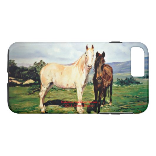 Caballos/Cabalos/Horses Case-Mate iPhone Case (Achterkant (Horizontaal))