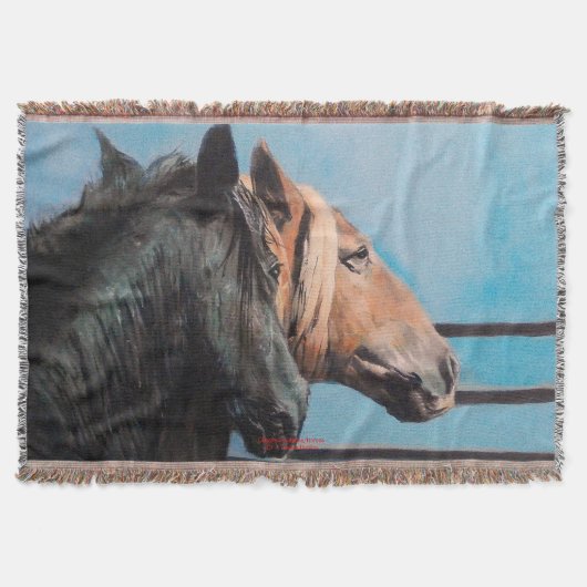 Caballos/Cabalos/Horses Deken (Voorkant)