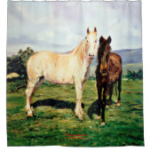 Caballos/Cabalos/Horses Douchegordijn (Voorkant)