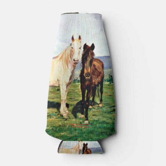 Caballos/Cabalos/Horses Flesjeskoeler (Voorkant)