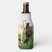 Caballos/Cabalos/Horses Flesjeskoeler (Fles Voorkant)