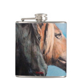 Caballos/Cabalos/Horses Heupfles (Voorkant)