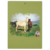 Caballos/Cabalos/Horses Klembord (Achterkant)