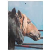 Caballos/Cabalos/Horses Klembord (Achterkant)