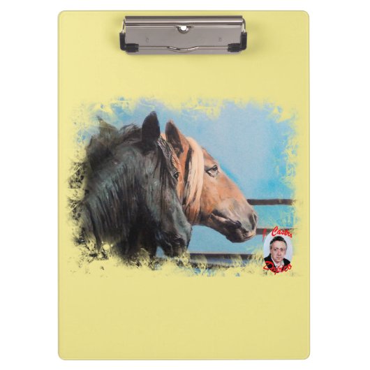 Caballos/Cabalos/Horses Klembord (Voorkant)