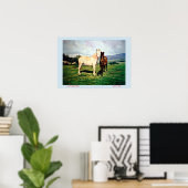 Caballos/Cabalos/Horses Poster (Thuiskantoor)