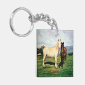 Caballos/Cabalos/Horses Sleutelhanger (Voorkant Links)