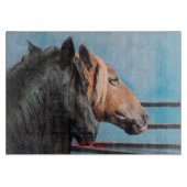 Caballos/Cabalos/Horses Snijplank (Voorkant)