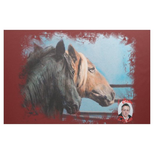 Caballos/Cabalos/Horses Stof (Yard (91,4 cm))
