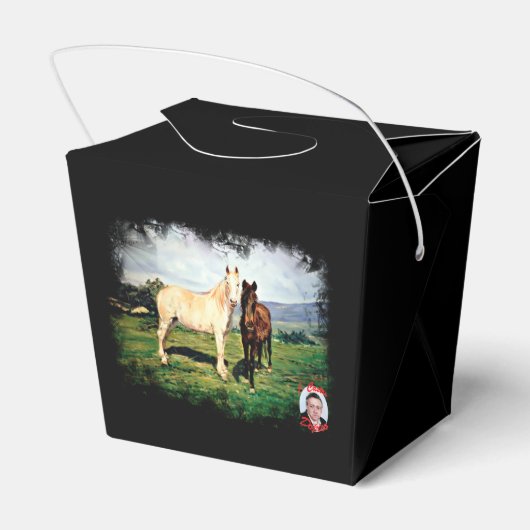 Caballos/Cabalos/Paarden Bedankdoosjes (Achterkant)