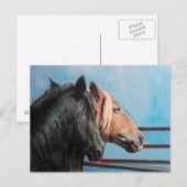 Caballos/Cabalos/Paarden Briefkaart (Voorkant / Achterkant)