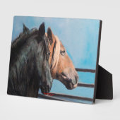 Caballos/Cabalos/Paarden Fotoplaat (Zijkant)